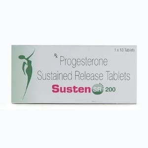 Progesterone Sustained Release Tablet, Packaging Size: 1*10, Dose: 200MG