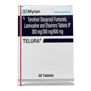 Telura Tenofovir Disoproxil Fumarate Tablet, Mylan Pharmaceuticals Pvt Ltd, Treatment: Hiv Infection