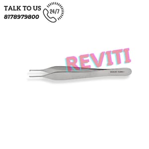 Reviti Adson Forcep Plain and tooth Micro Surgical Instrument by Hospiclub