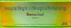 Denoclast DENOSUMAB-60MG Denosumab Solution For Injection, zydus, Packaging Type: Pack