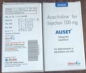 Auset Azacitidine For Injection, Dosage Form: 100 mg, Packaging: Vial