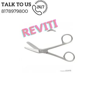 Blunt Reviti Epistomy Scissor Surgical Scissor Medical Scissor by Hospiclub, For Hospital, Size/Dimension: 8 Inch