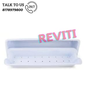 Reviti Disinfection Tray And Lid Sterilization Tray with Lid in Aluminium Anodized