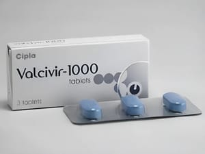 Valaciclovir Valcivir Valacyclovir 1000mg Tabl