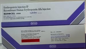 Renocel 10000 Iu Injection, Intas Pharmaceuticals Ltd, Prescription