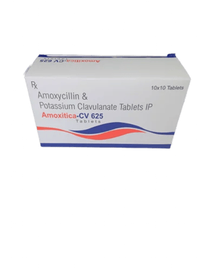 Amoxitica 625 Amoxicillin Potassium Clavulanate Tablet, 625 mg