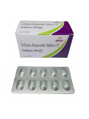 Cefitica - 100 DT Cefixime Tablets, 100