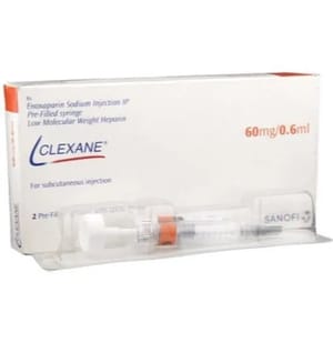 Clexane 60 mg/0.6 ml Enoxaparin Injection