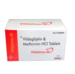 Vildagliptin And Metformin Hcl Tablets