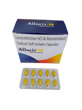 Levocetirizine HCl 5mg Montelukast Sodium 10mg
