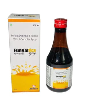 Fungal Diastase Pepsin B-Complex Syrup, 200 ml
