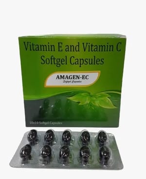 Vitamin E + Vitamin C Soft Gel caps (Amagen-EC)