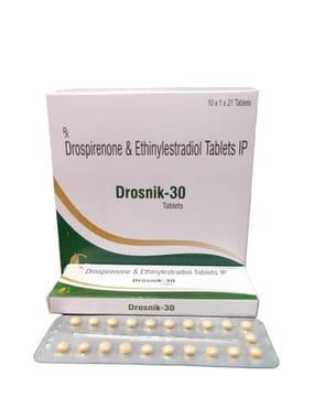 Drospirenone + Ethinylestradiol (Drosnik-30) Tablet
