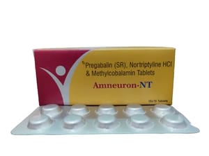 Pregabalin , Nortriptyline HCl & Methylcobalamin (Amneuron NT)
