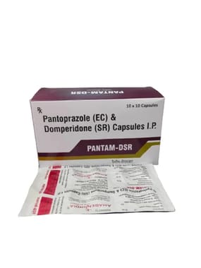 Pantoprazole (EC) & Domperidone (SR) Capsules (Pantam DSR)