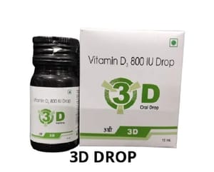 3D Drop, Cholecalciferol Vitamin D3 Drop