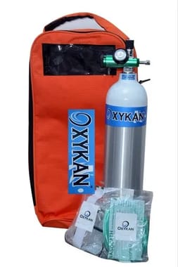 3.3 Litres Filled Oxy 3.0 Portable Oxygen Cylinder