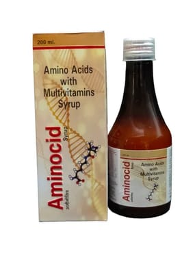 Amino acids with multivitamin syrup