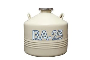 Cryocan BA - 23 Liquid Nitrogen Container, For Semen Preservation, Capacity: 23.5 ltr