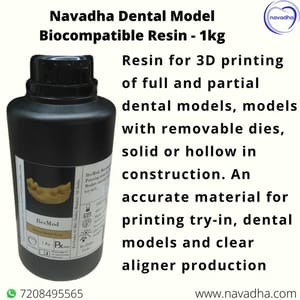 Liquid Navadha Dental Model Biocompatible Resin 1 kg