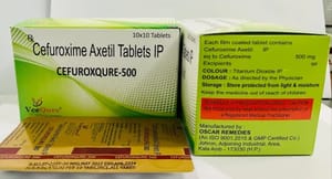 CEFUROXQURE - 500 (CEFUROXIME AXETIL TABLET 500MG)