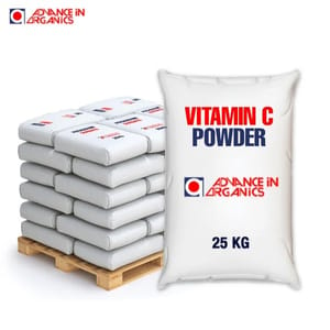 Vitamin C Plain Ascorbic Acid Powder, 25 kg Drum