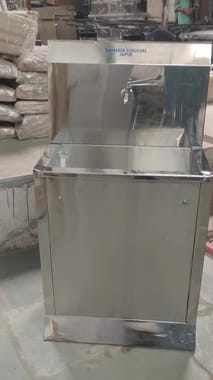 Mahaveer Surgicare Stainless Steel Scrub Sink Single Tap, Elbow, 18*30