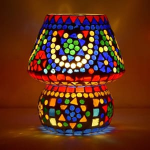 LED Mosaic Pradhuman Decorative Table Lamp, For Decoration