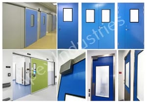 Apex Industries View Panel Pharma Cleanroom Doors