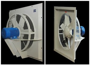 Square Plate Wall Axial Flow Fan