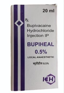 Bupivacaine Hydrochloride Injection, 0.5%, 20ml