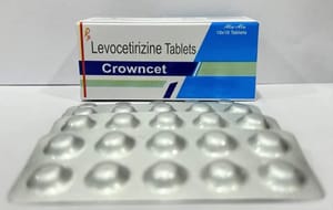 Levocetirizine Tablet Crowncet, Packaging Type: Alu-alu, Packaging Size: 10*10