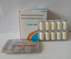 Metformin Hydrochloride & Glimepiride Tablets
