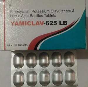 Amoxicillin Clav & Lactic Acid Bacillus Tablets