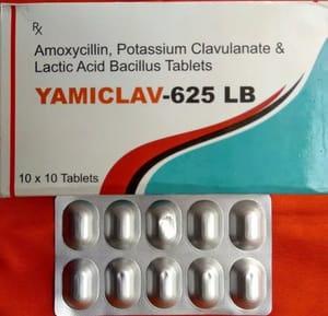 Amoxycilline 500 Clav 125 Tablets