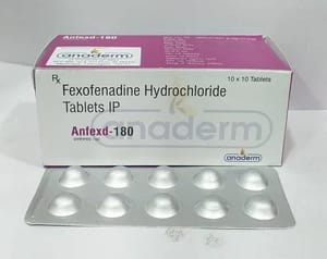 Fexofenadine Hcl Tablets IP 180