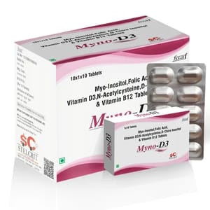 Mayo Inositol, Folic Acid, Vit. D3 n Acetylcystain Vit b 12
