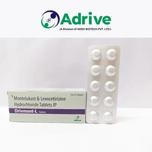 Levocetirizine Hydrochloride IP 5 mg + Montelukast Sodium 10 mg