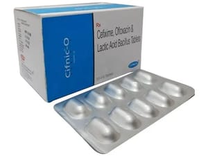 Cefixime Ofloxacin And Lactic Acid Bacillus Cifnic-O Tablets