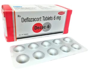 Deflazacort 6 mg tablet Dezac -6