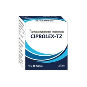 Ciprofloxacin Hydrochloride and Tinidazole Tablets