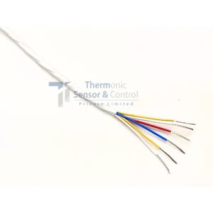 Teflon/teflon 6 core rtd cable