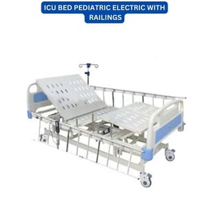 ICU BED PEDIATRIC ELECTRIC WITH RAILINGS