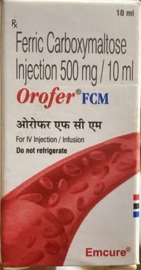 Orofer FCM Ferric Carboxymaltose Injection
