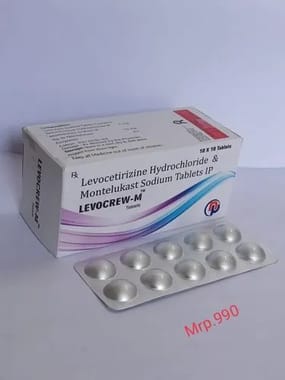 Levocetirizine Hydrochloride & Montelukast Sodium Tablet IP