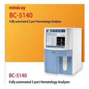 Mindray BC-5140 Fully Automated 5 Part Hematology Analyzer