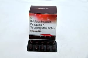 diclofenac potassium paracetamol and serratiopeptidase tablets