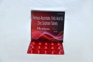 Ferrous Ascorbate folic acid zinc sulphate tablet