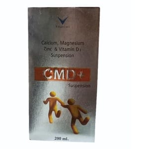 CMD+ , Calcium Magnesium Zinc Vitamin D3 Suspension Syrup