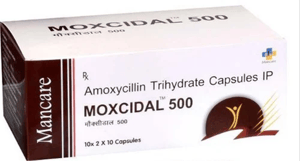 Moxcidal 500 Amoxicillin Trihydrate Capsules